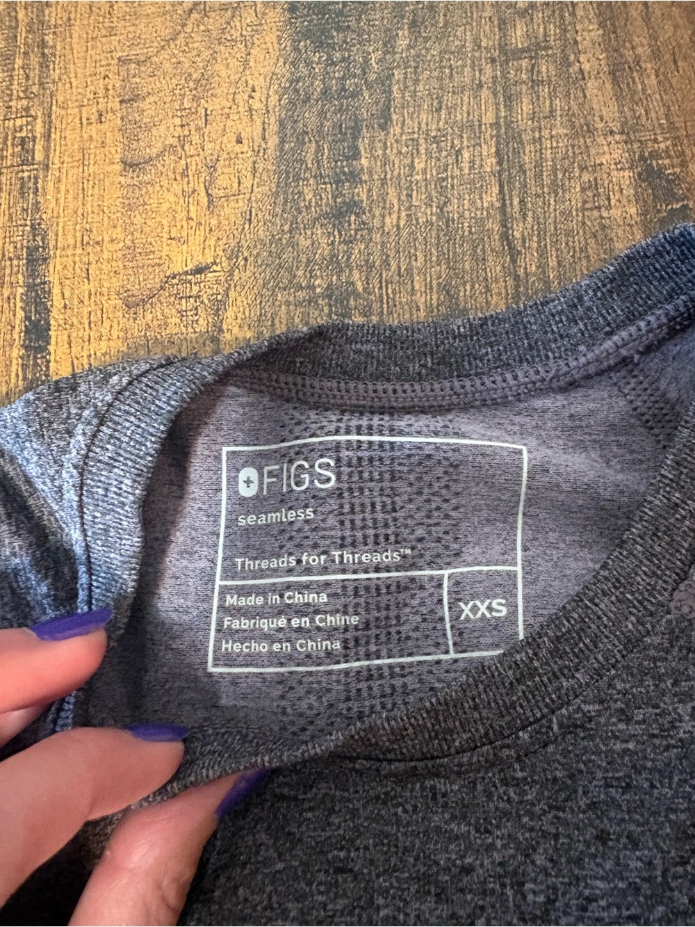 FIGS Seamless Purple Shirts